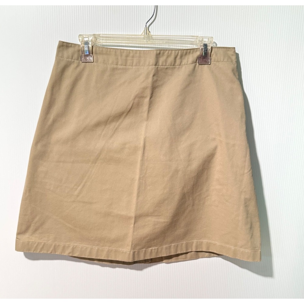 Unbranded Khaki Skort Womens 12 Preppy Golf Tennis Coastal Grandma